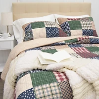 Donna Sharp Rustic Paisley 3-pc. Hypoallergenic Quilt Set