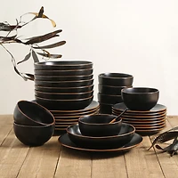 Stone + Lain Brasa 32-pc. Stoneware Dinnerware Set
