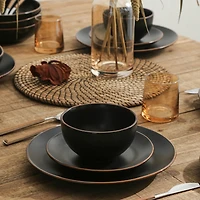 Stone + Lain Brasa 32-pc. Stoneware Dinnerware Set