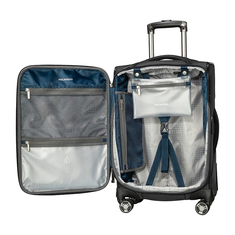 Ricardo Beverly Hills Avalon 20 Inch Softside Expandable Lightweight Carry-On Spinner Luggage