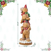 Glitzhome 29.25" Gingerbread Man Christmas Porch Sign