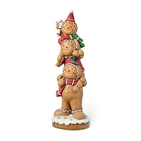 Glitzhome 29.25" Gingerbread Man Christmas Porch Sign