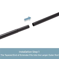 Kenney Curtain Rod Extender