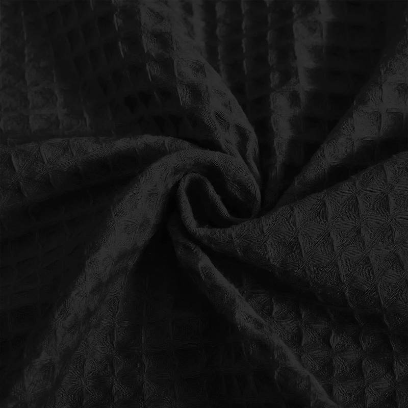 Awesome Home™ Waffle With Snap Liner Shower Curtain