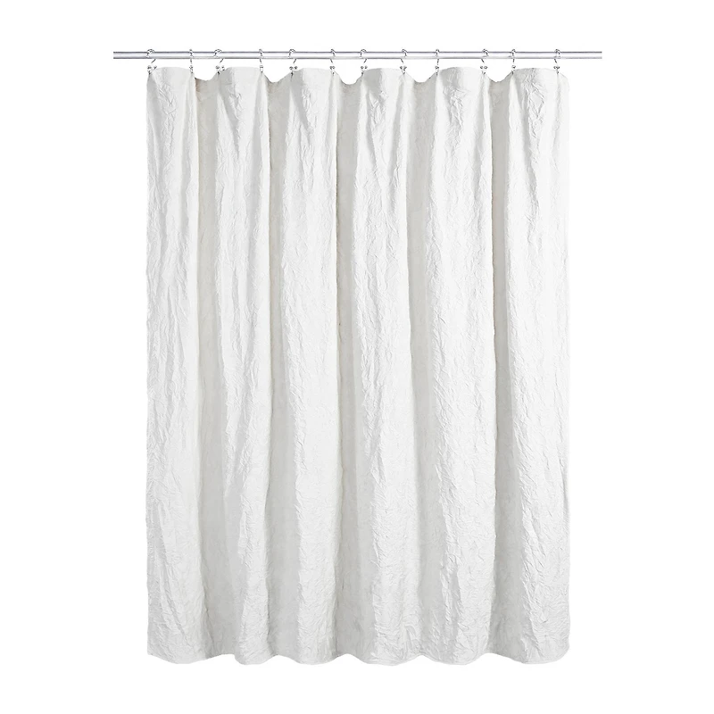Awesome Home™ Solid Texture Shower Curtain