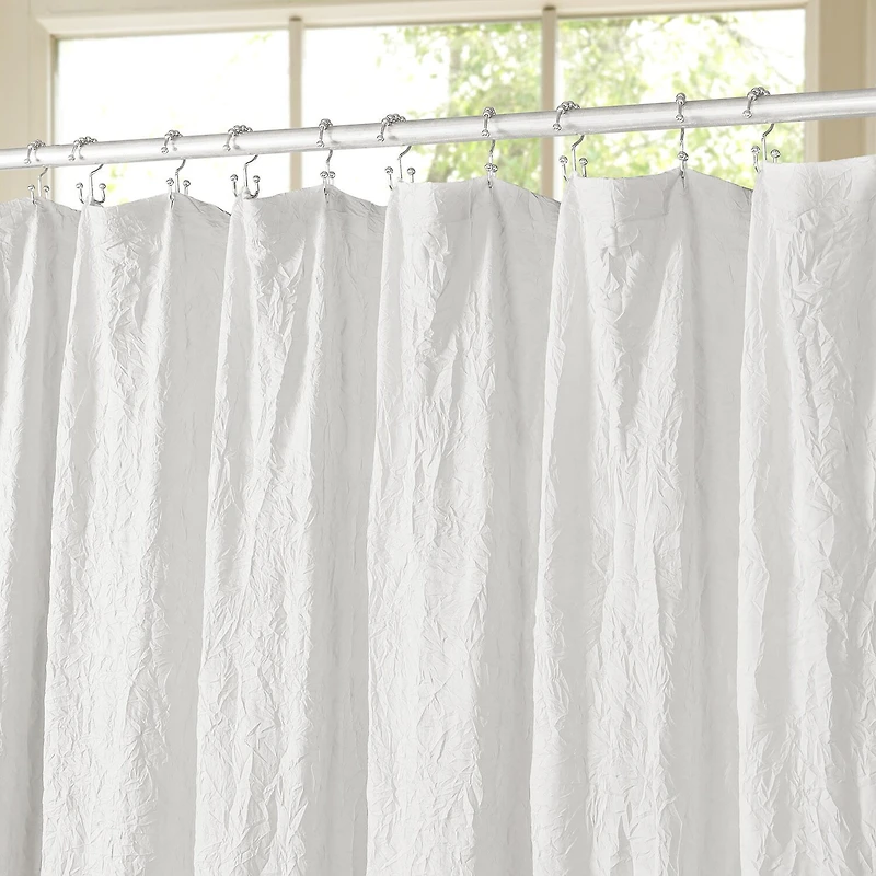 Awesome Home™ Solid Texture Shower Curtain