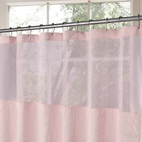 Awesome Home™ Starburst Snap In Liner Hooks Set Shower Curtain Set