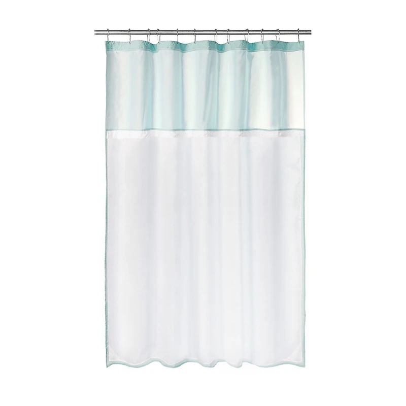 Awesome Home™ Starburst Snap In Liner Hooks Set Shower Curtain Set