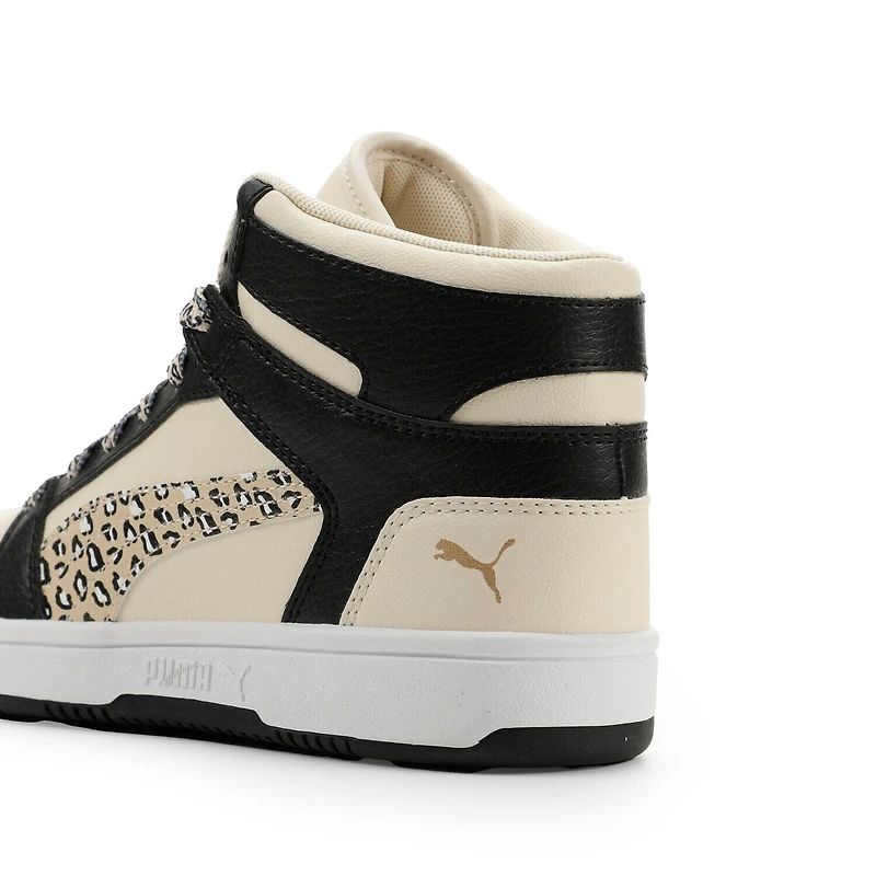 PUMA Rebound Layup Animal Big Kid Girls Basketball Shoes