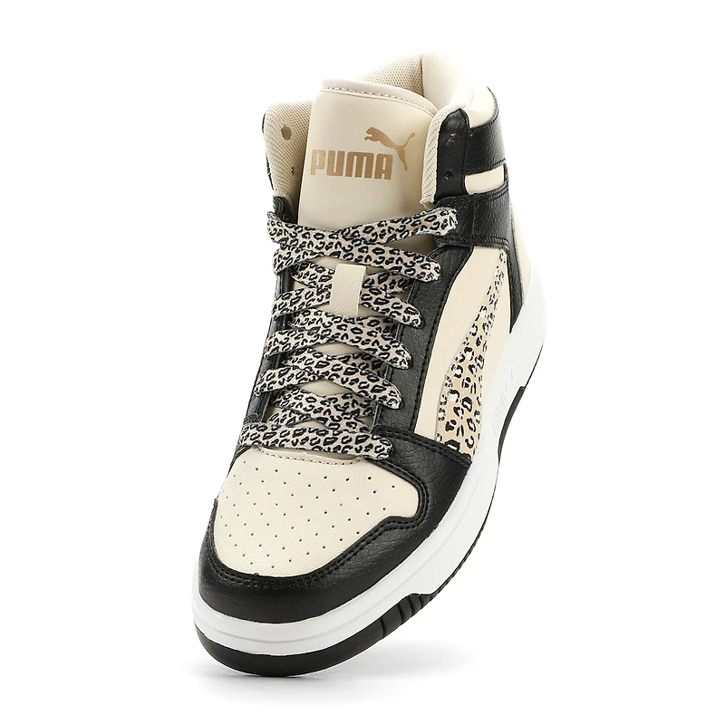 PUMA Rebound Layup Animal Big Kid Girls Basketball Shoes