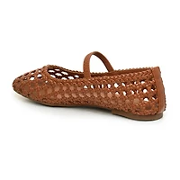 Nicole Miller Millie Womens Round Closed Toe Ballet Flats