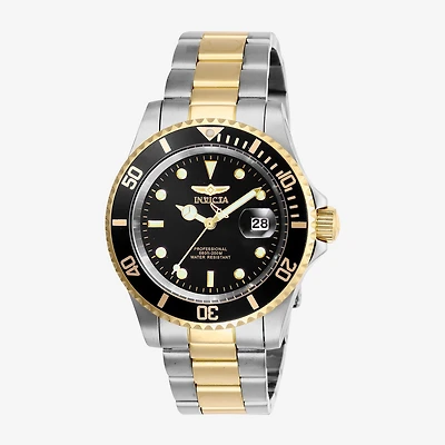 Invicta Pro Diver Mens Gold Tone Stainless Steel Bracelet Watch 26973