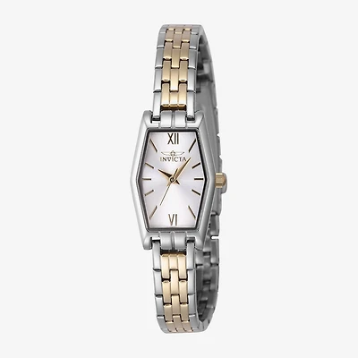 Invicta Angel Womens Gold Tone Stainless Steel Bracelet Watch