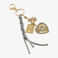 Bijoux Bar Gold Tone Heart Bag Charm