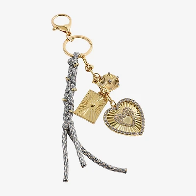 Bijoux Bar Gold Tone Heart Bag Charm