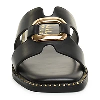 Nicole Miller Womens Danis Flat Sandals