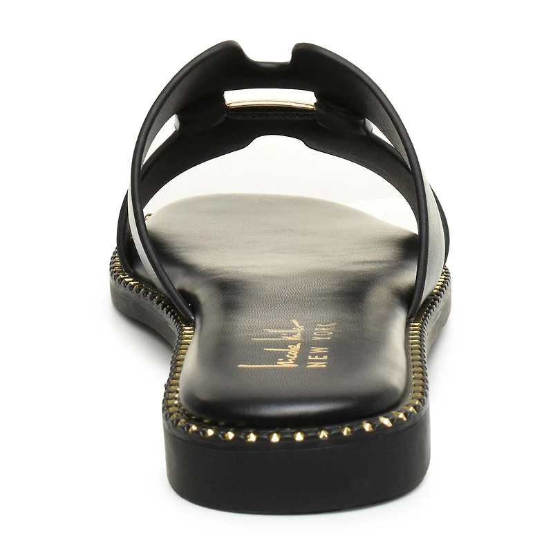 Nicole Miller Womens Danis Flat Sandals