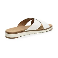 Nicole Miller Womens Fencie Criss Cross Strap Flat Sandals