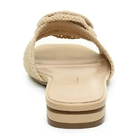 Nicole Miller Womens Rosette Heeled Sandals