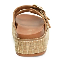 Nicole Miller Keren Womens Footbed Sandals