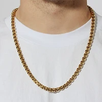 Mens Stainless Steel 24 Inch Strand Necklace