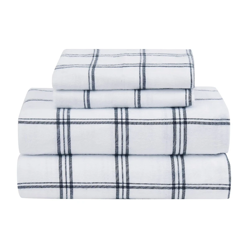 Truly Soft Bristol Plaid Flannel Sheet Set