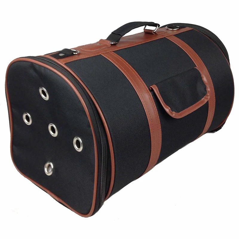 The Pet Life Airline Approved Fashion Cylinder Posh Pet Carrier