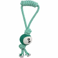 The Pet Life Pull Away' Rope And Tennis Ball