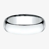 Mens 14K Yellow Gold 6MM Light Comfort-Fit Wedding Band