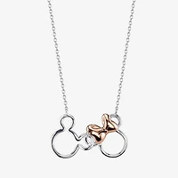Pure Silver Over Brass Pendant Necklace