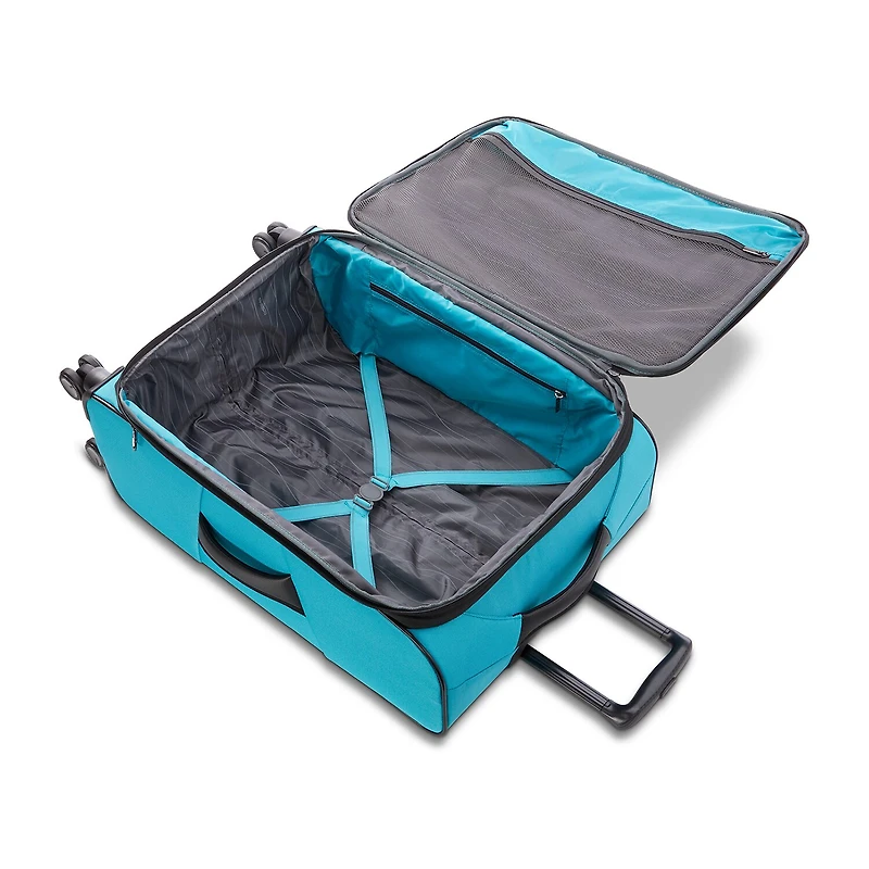 American Tourister Pirouette Nxt Inch Softside Expandable Checked Spinner Luggage