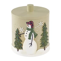 Avanti Snowmen Gathering Bathroom Canister