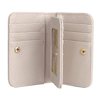 Julia Buxton Snap Card Case Womens Rfid Blocking Front Pocket Wallet