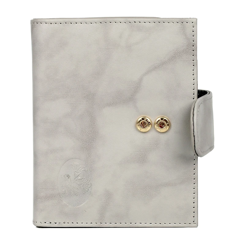 Julia Buxton Heiress Leather Double Cardex Womens RFID Blocking Bifold Wallet
