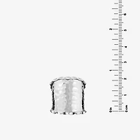 Womens Sterling Silver Band