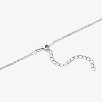 Womens Enhanced Blue Turquoise Sterling Silver Inch Pendant Necklace