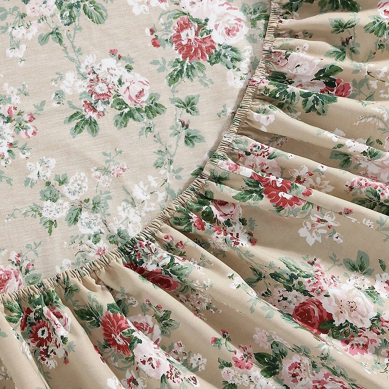 Laura Ashley Ashfield Cotton Percale Deep Pocket Sheet Set