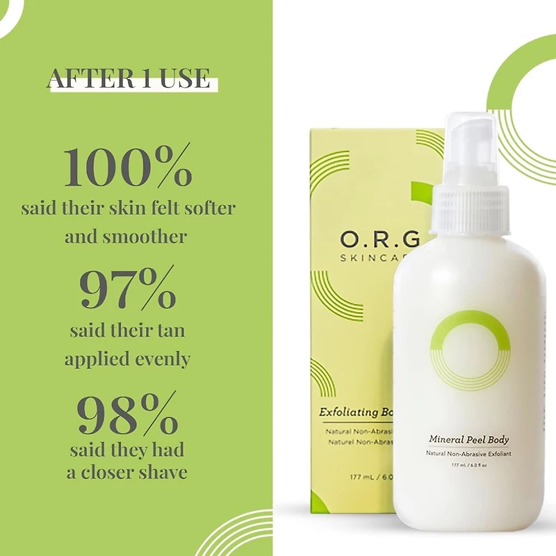 O.R.G. Skincare Organic Mineral Peel Body