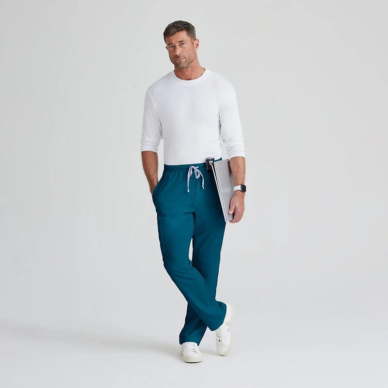 Grey's Anatomy™ by Barco Classic Grp558 Evan 5-Pocket Zip-Fly Mens Moisture Wicking Scrub Pant