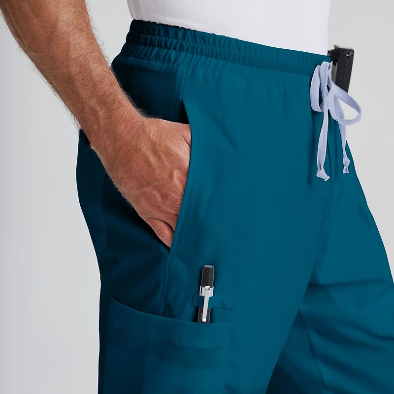 Grey's Anatomy™ by Barco Classic Grp558 Evan 5-Pocket Zip-Fly Mens Moisture Wicking Scrub Pant