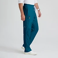 Grey's Anatomy™ by Barco Classic Grp558 Evan 5-Pocket Zip-Fly Mens Short Moisture Wicking Scrub Pant