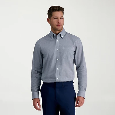 Haggar Premium Comfort Mens Classic Fit Easy Care Long Sleeve Dress Shirt