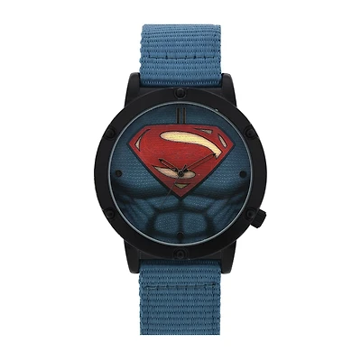DC Comics® Mens Superman™ Blue Strap Watches