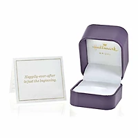 Hallmark Diamonds Womens 1/3 CT. Natural White Diamond 10K Gold Engagement Ring