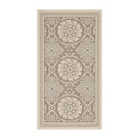 Safavieh Courtyard Collection Roza Geometric Indoor/Outdoor Area Rug