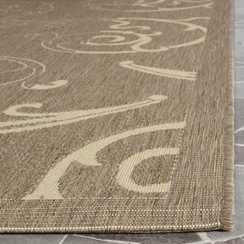 Safavieh Courtyard Collection Torvald Oriental Indoor/Outdoor Runner Rug