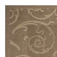 Safavieh Courtyard Collection Torvald Oriental Indoor/Outdoor Runner Rug