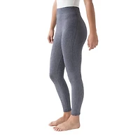 Muk Luks Faux Denim Womens Comfort Waistband Plus Full Length Leggings