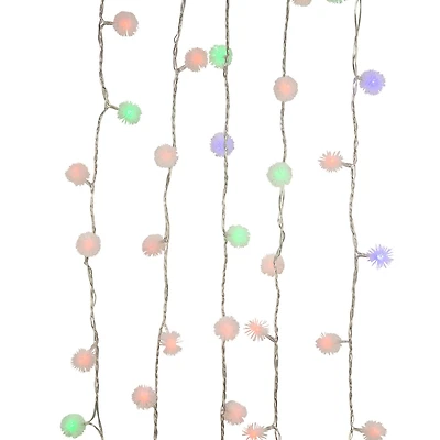 Kurt Adler 50l Snowball Double Flash String Lights