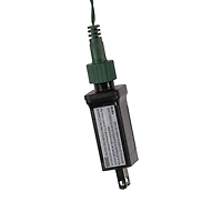 Kurt Adler 75-Light Cluster Burst Warm White Superbright LED Light Set with Green Wire